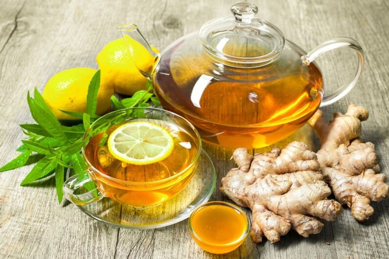 Tea with lemon and ginger will help to put a man's metabolism in order